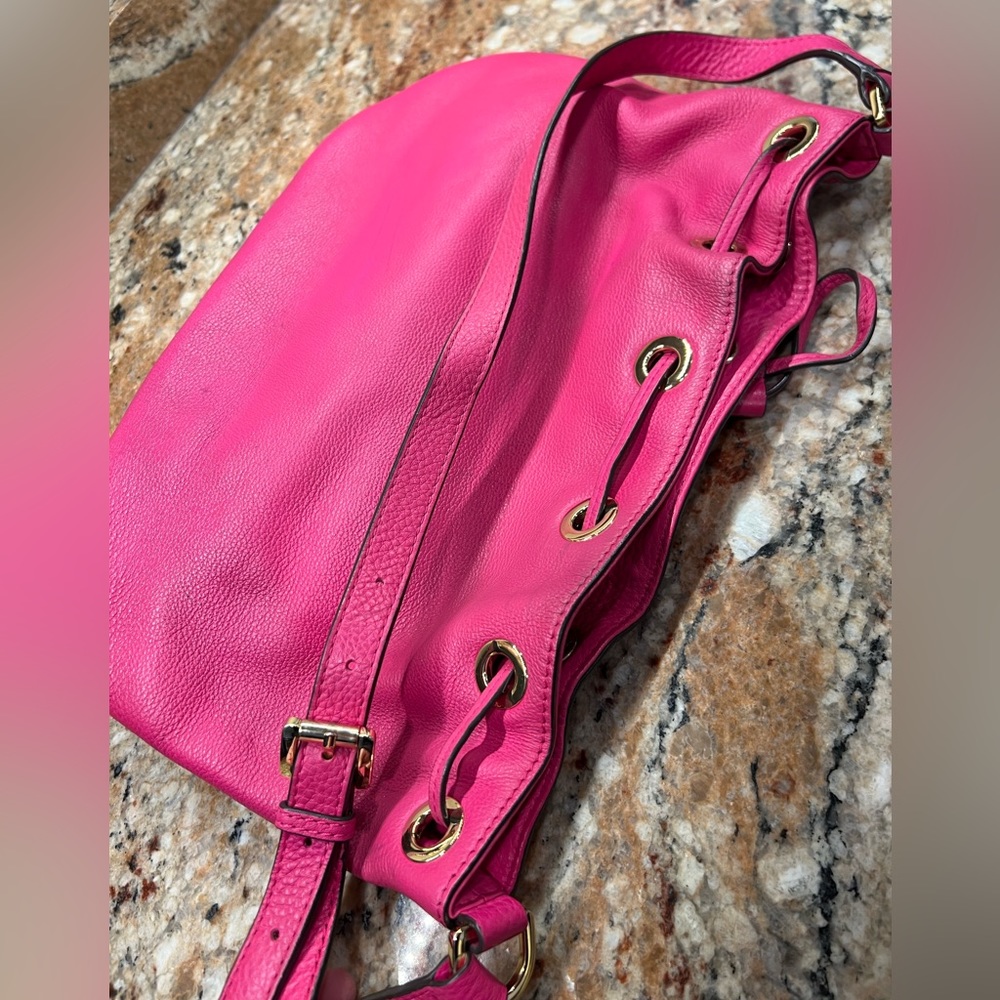 Michael Kors Pink Leather Shoulder Bag - Picture 12 of 13